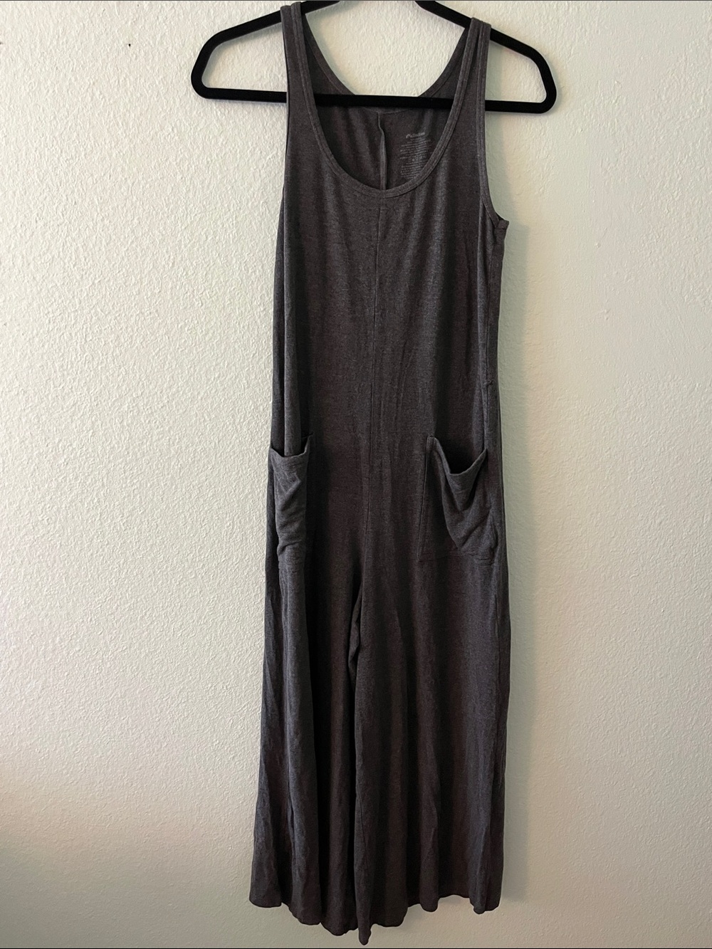 Meundies Sleeveless Dark Gray Romper